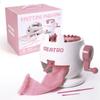 22-needle Hand Knitting Machine Complete Accessories Easy Operation for DIY Knitting Scarves Sweaters Hats Blankets Coasters