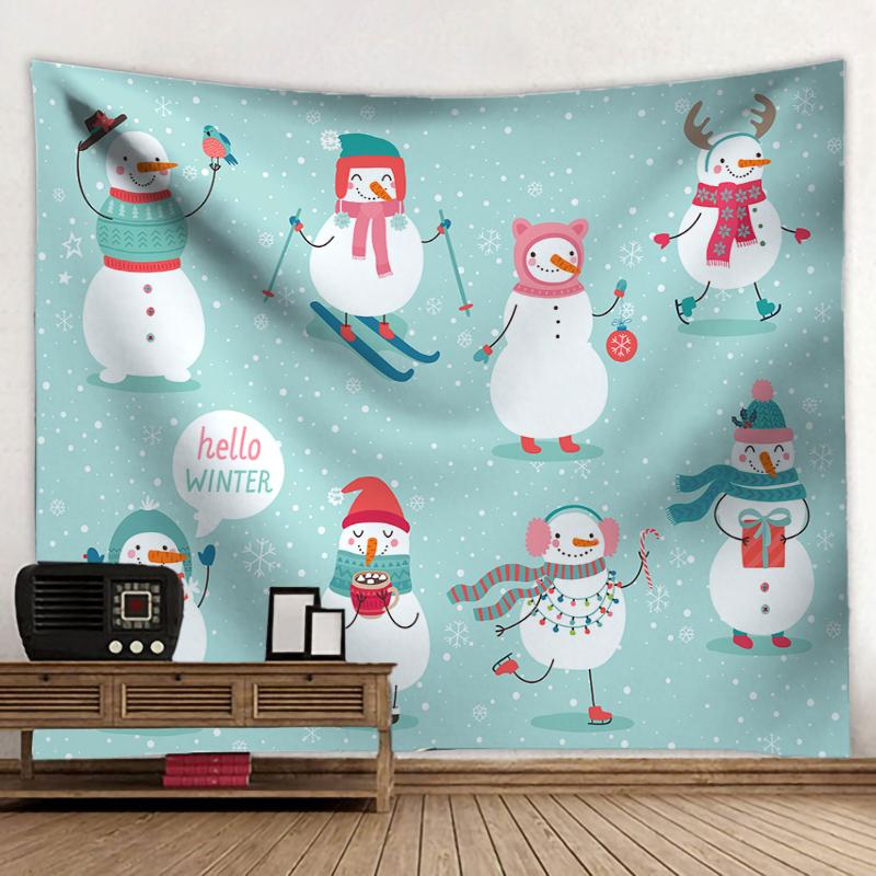 Christmas Balls And Snow Wall Hanging Tapestry Christmas Wall Hanging Tree Wall Hanging Gorgeous Christmas Tree Fireplace Gifts