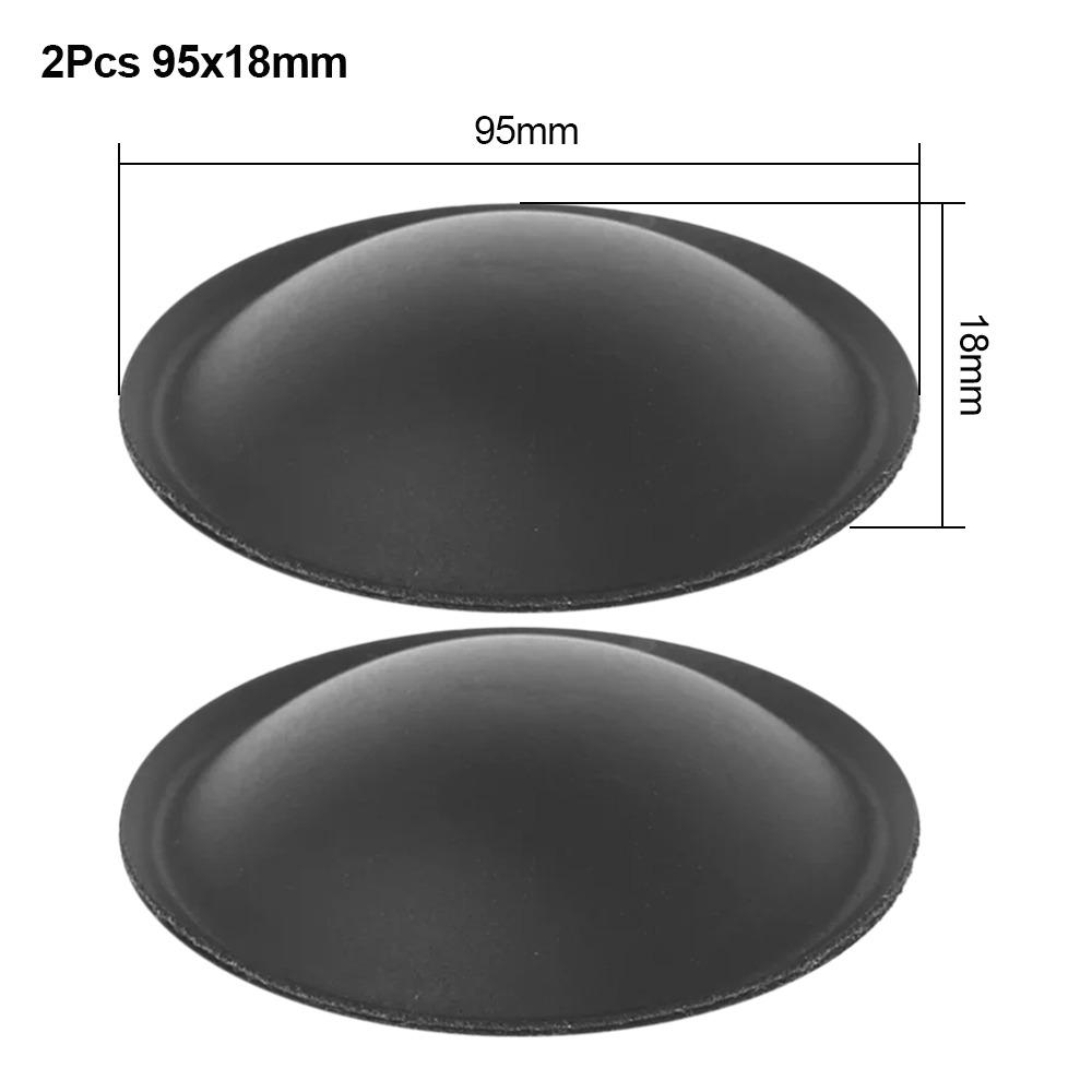 1Pcs Durable 30-150mm Speaker Dust Cap Woofer Black Cone Cover PP Matte Audio Speaker Protector Speaker Accessories