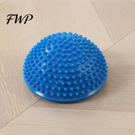 Kids Balance Ball Anti-Slip Thickened Base Hemispheric Massage Design Sensory Early Childhood Trainer Development Non-turning Preschool Activity Toy
