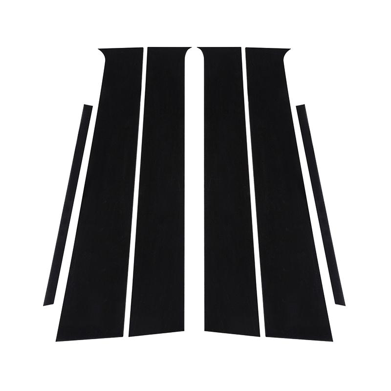 

6 шт., стойки для окон автомобиля, дверные накладки, наклейки на колонку BC для Nissan Almera Sunny Versa 2010-2019