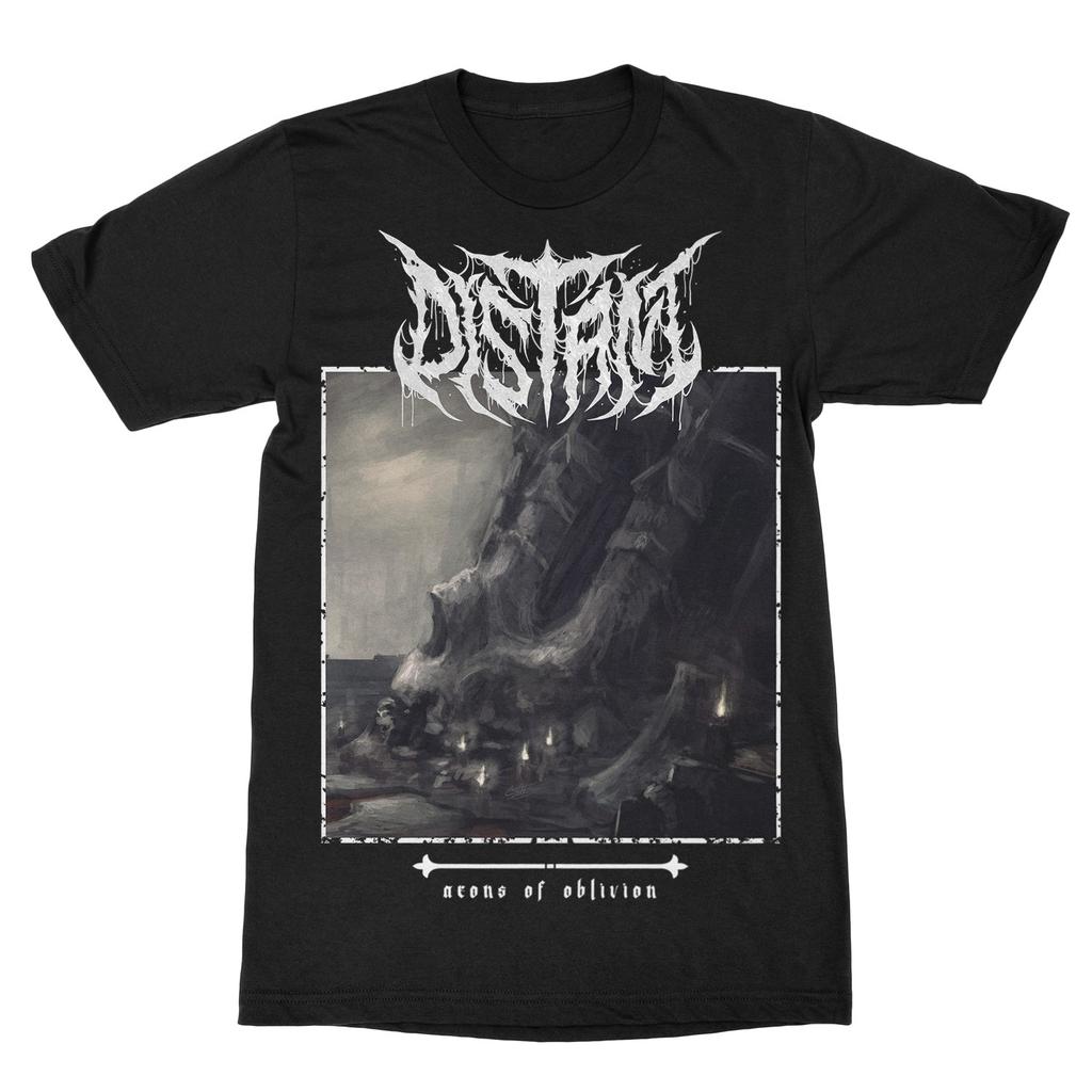 Distant Cursed Band TShirt  Cotton Graphic Tee Unisex Women Summer Streetwear Top