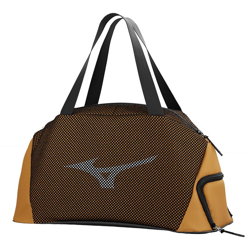 New Mizuno Polyester Gym Bag Travel Bag Swim Bag Tubas Unisex Black/Blue/Yellow/Yellow Green N3CMC005