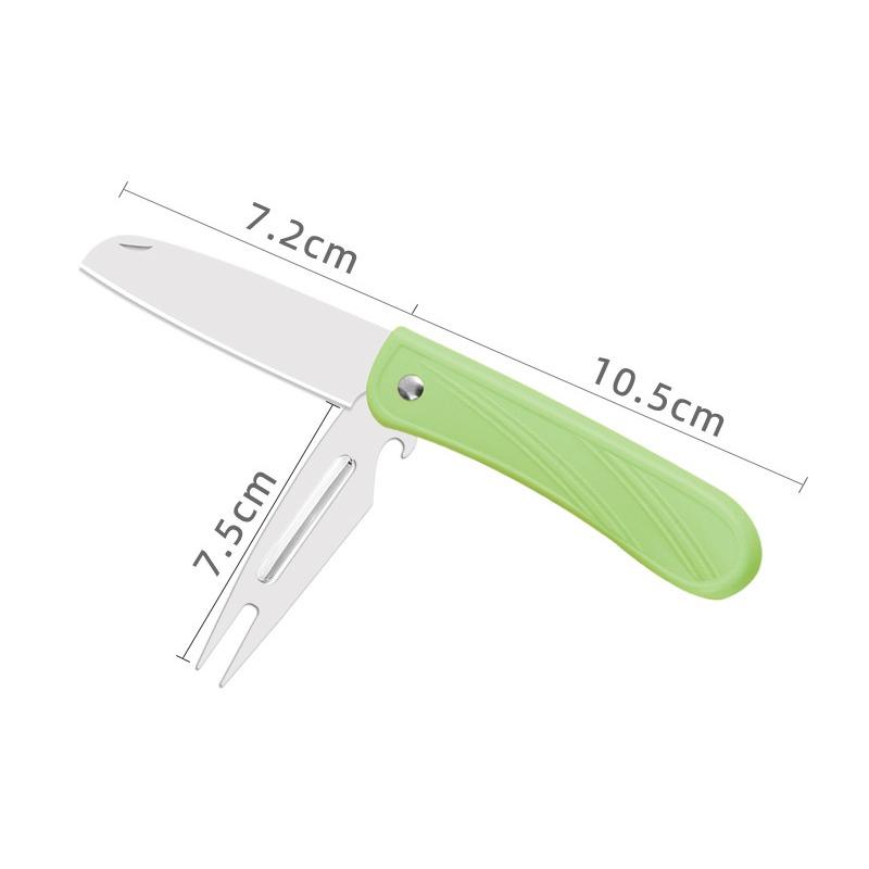 

JIN NIANG ZI Домашний уличный фруктовый нож из нержавеющей стали 2-в-1 Нож для очистки овощей Многоцелевой удобный острый нож