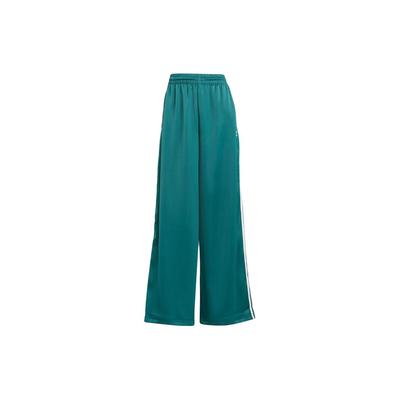 (WMNS) Adicolor Satinierte Weitbeinige Trainingshose Asiatische Größe 'Collegiate Green' Damen IP2960