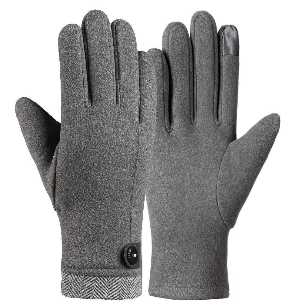 Touchable Screen Winter Gloves Dralon Driving Mittens  Autumn and Winter
