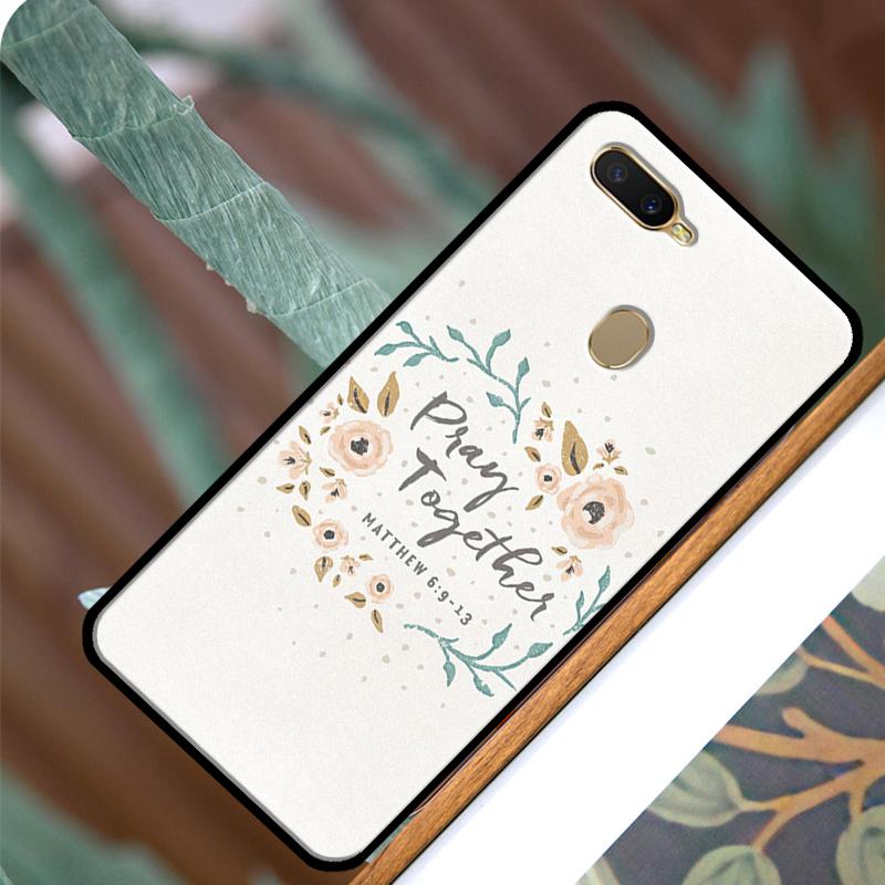 Bible Verse Quotes Case For OPPO A83 A91 A93 A1K A15 A3S A54 A74 A94 A5 A9 A31 A53 A52 A72 A53S Back Cover