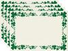 Kleeblatt Muster St. St. Patrick's Day Tischsets Set of 4, 12x18 Zoll Glückliche irische Frühling Tischsets für Party Küche Esstisch Dekoration