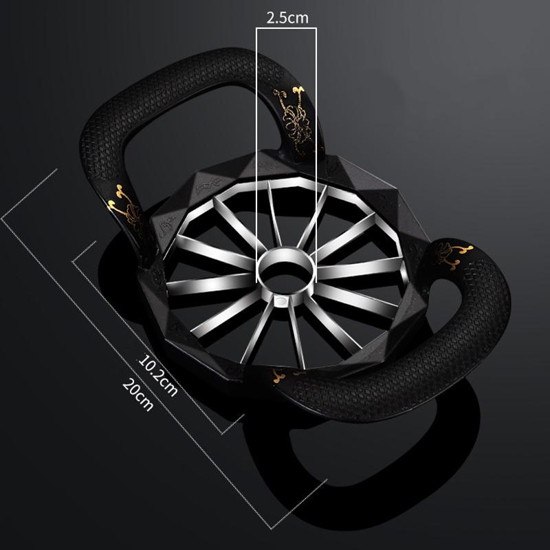 8/12 Blad Rustfritt Stål Eplekjernefjerner Skjærer Fruktdeler Pæredeler Skjærekniv Grønnsakshakker Kjøkkenredskaper