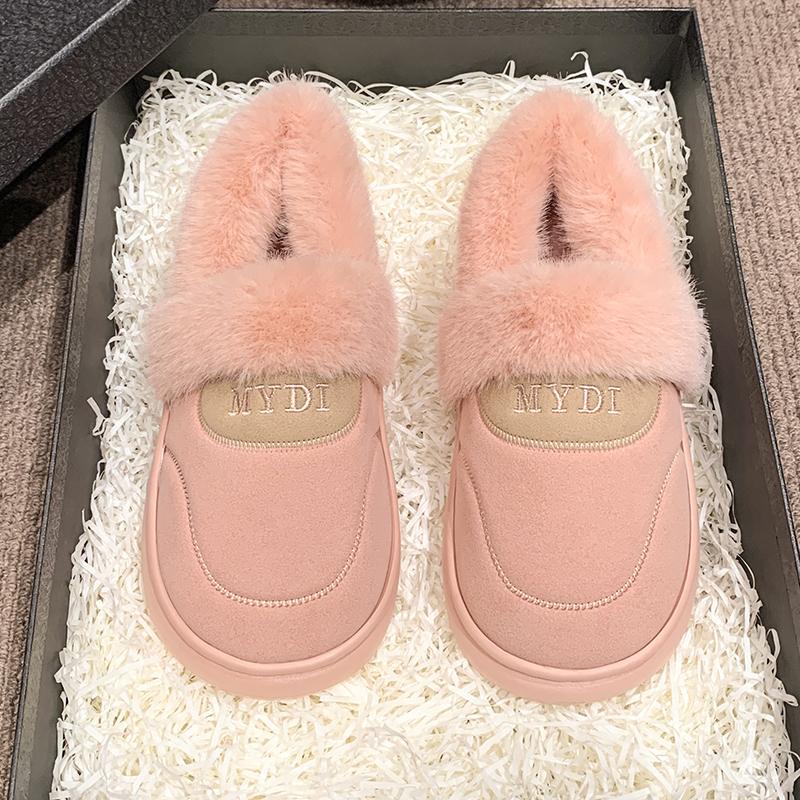 Women's Snow Boots 2024 New Thickened Fluff Comfortable Warm Plush Boots Women Shoes Woman Winter Chunky Boots Woman