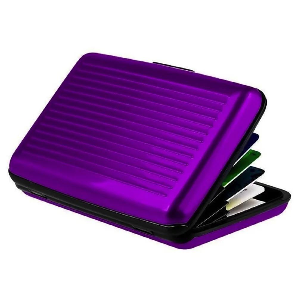 Credit Cards Holder ID Card Case Aluminum Metal Waterproof Bank Card Protection Holder Case Men Women Wallets