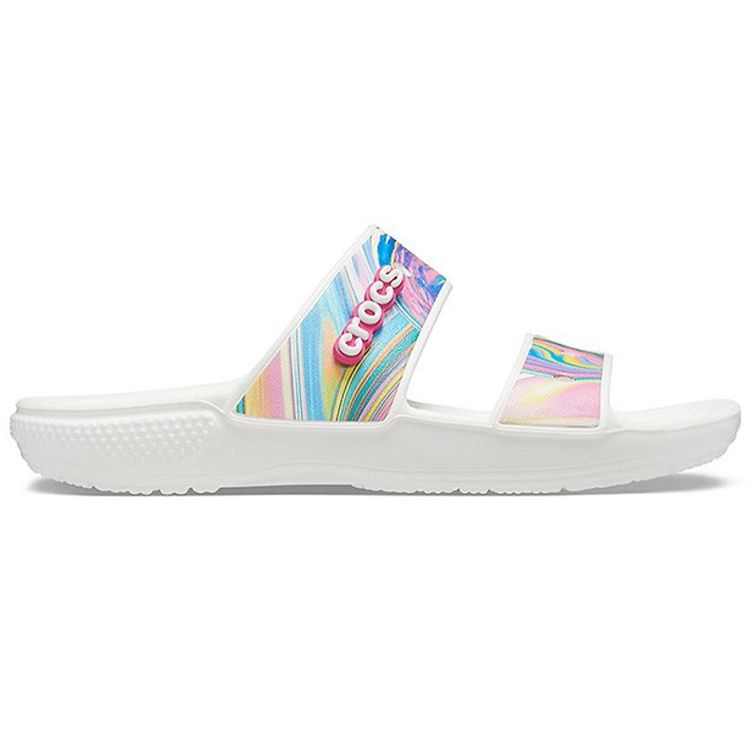 Crocs Classic Rendered Casual Clogs Women Footwear Multicolor 207248-928