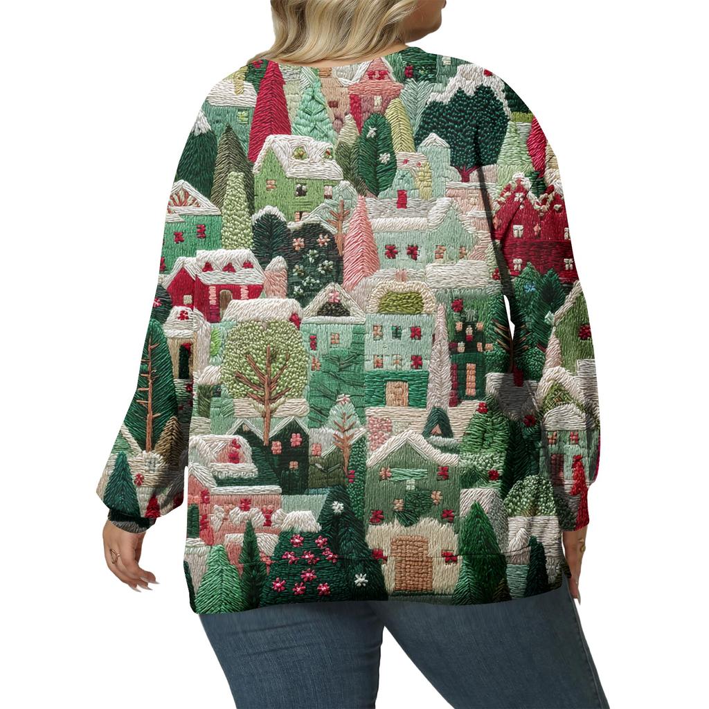 Christmas Sweatshirts For Women Sweater Cute Shirt Fall Pullover Top