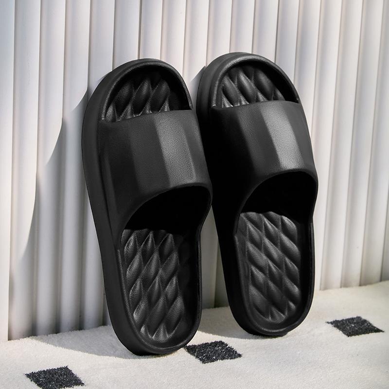 EVA Schlüpfsandalen neue Karomuster coole Hausschuhe Paar Indoor-Flip-Flops