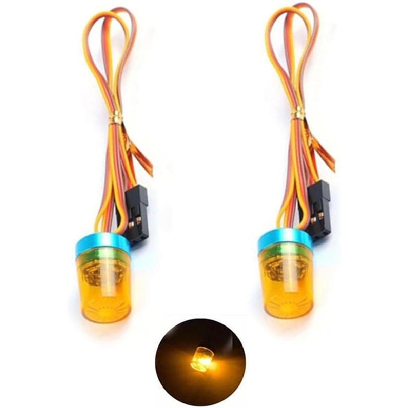 1/10 1/14 RC Car Led Flash Lights Police OD 13MM Multi-Function 360 Degree Rotating Flashing Lamp for 1:10 RC Off Road Car 1:14 Tamiya Tractor RC
