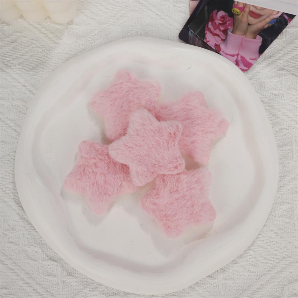 1M Plush Twisting Rod Decor DIY Card Holder Handmade Material Gift Decoration Sweet Cute Plush Star Card Cover Accessories