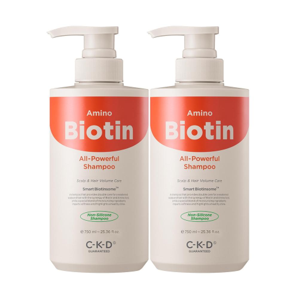 Ckd Guaranteed Amino Biotin All Powerful Shampoo 750ml 2 Pcs NONE