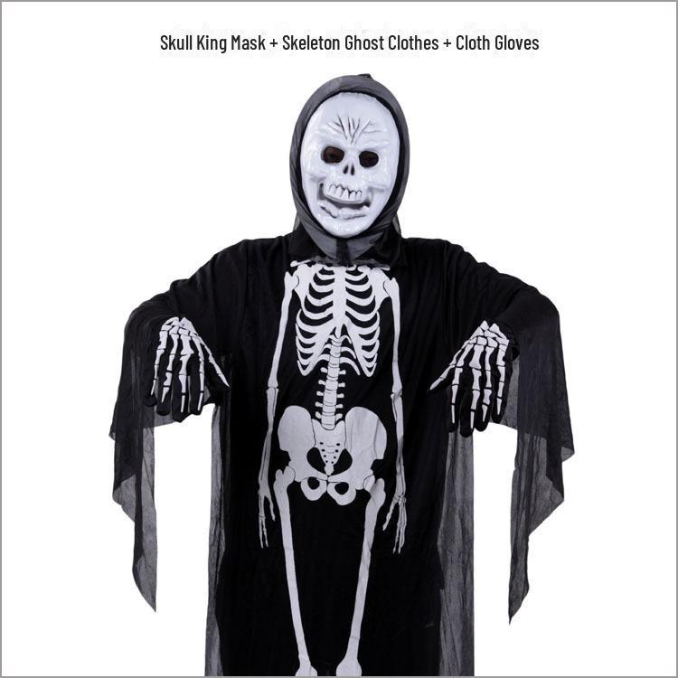 New Year's Day Costumes: Horror Attire, Props, Skulls, Skeleton Ghost Outfits, Scream-inspired.