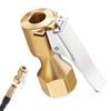 Lock On Air Chuck Heavy Duty Open Flow Lock Inflator Connector With Clip Brass Locking Air Chuck Tire Inflator For Car