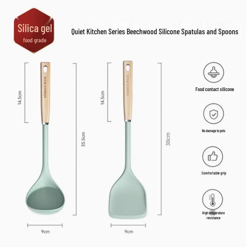 Kangbach Silicone Spatula and Spoon Set