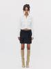 SETSETSET Shirring Cargo Shirt White