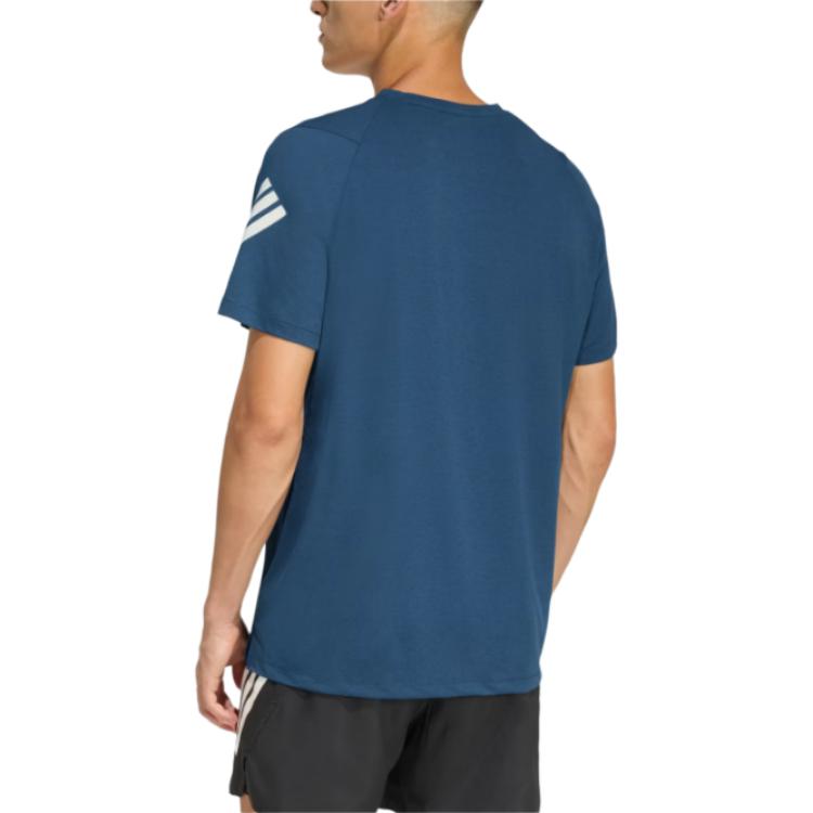adidas Climacool ADI365 Striped Crew Neck Short Sleeve Straight Fit Running T-Shirt Men Tops JZ7692