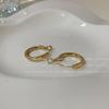 Minimalist Ins Style Geometric Hoop Earrings Fashion Jewelry For Women