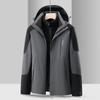 Detachable Waterproof 3-in-1 Hooded Windbreaker for Couples - Autumn/Winter