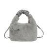Autumn and winter new high-end texture portable plush bag women's simple fashion trend messenger bag shoulder bag