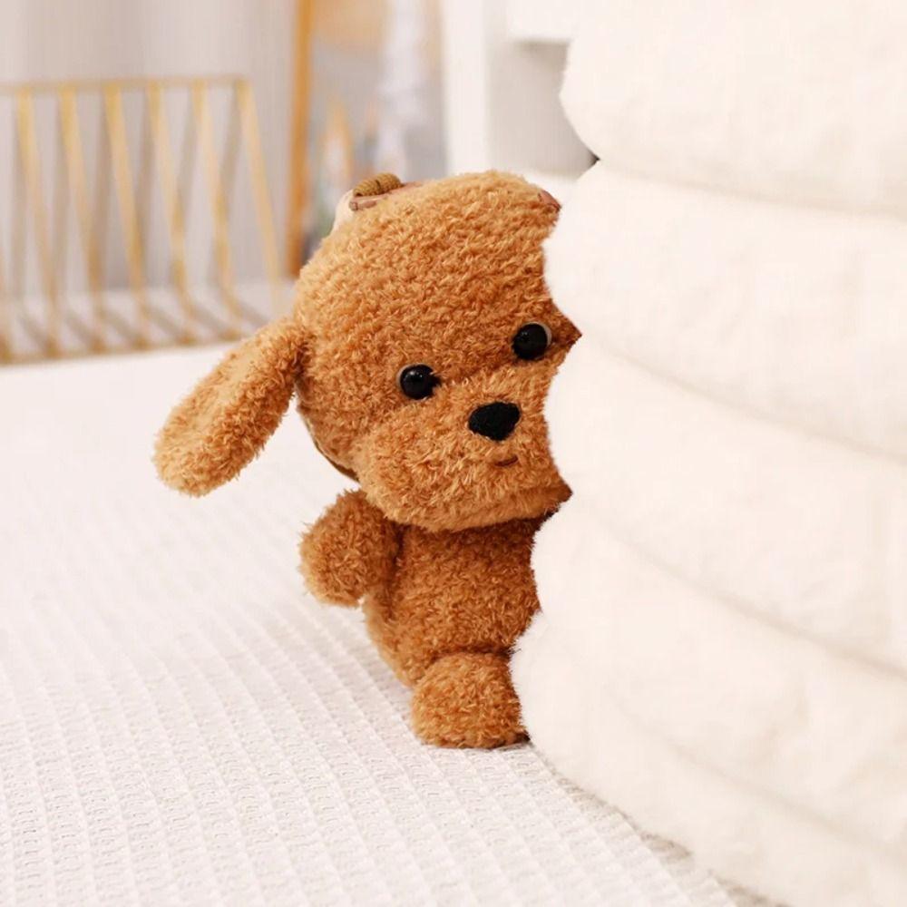 Puppy Dolls Dog Plush Pendant Stuffed Animal Dog Stuffed Keychain Husky Corgi Plush  Christmas Gift