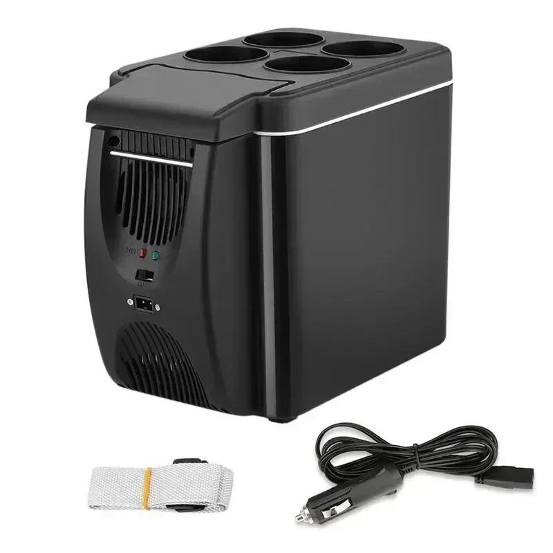 6L Portable Compact Mini Fridge 12V Car Refrigerator Freezer for Camping Traveling Electric Cool Box Summer Outdoor Fridge