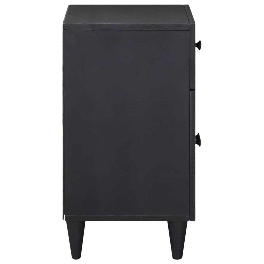 Nightstand Multicolored 50 X 33 X 60 Cm Solid Mango Wood