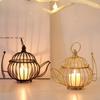 Decorative Candlestick Metal Ironwork Ornaments Living Room Coffee TableRetro Candlestick Display