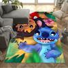 Lilo Stitch Dance Party Floor Rug Office Rug Perfect for Decorate room Foyer Study room Playrooms Antislip Carpet Anime Office Decor Wedding Party Gif