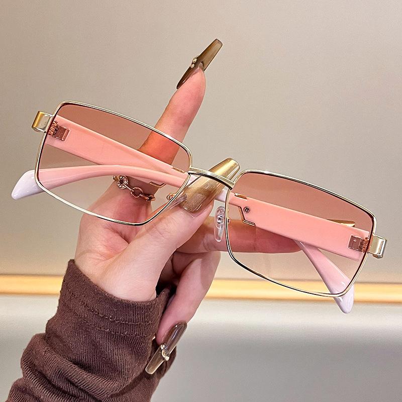Non-polarized Vintage Small Frame High-end Simple Fashion Sunglasses Women's Men's Street Photography Fashion Sunglasses