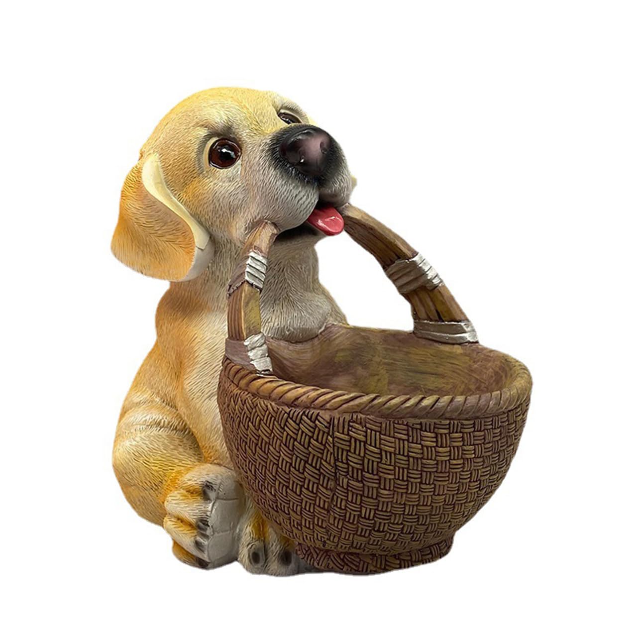 

Queen-b Dog Storage Basket, Mini Small Organizer, Cute Dog-Friendly Desktop Key Holder, Entryway, Living Room, Stylish Interior, Clock, Accessory Stor