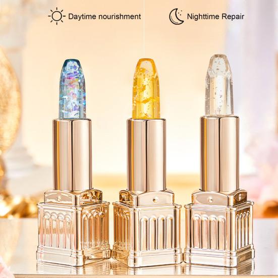 3.8G Color Changing Lipstick for Women, Hydrating Moisturizing Skin-Adaptive Lip Balm, Long-Lasting Waterproof PH Adjusting Clear Lip Gloss