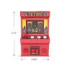 Arcade Classics Tetris Retro Mini Arcade Game with Classic Handheld Electronic Game 90s Great Gift for Kids Ages - Full-Color Screen, Console, Toy, 8+
