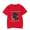 Kawaii Katze T-Shirts Tops Fass meinen Kaffee an, ich werde dich so hart schlagen Grafik T-Shirt Lustiges T-Shirt Mode Harajuku T-Shirt Streetwear