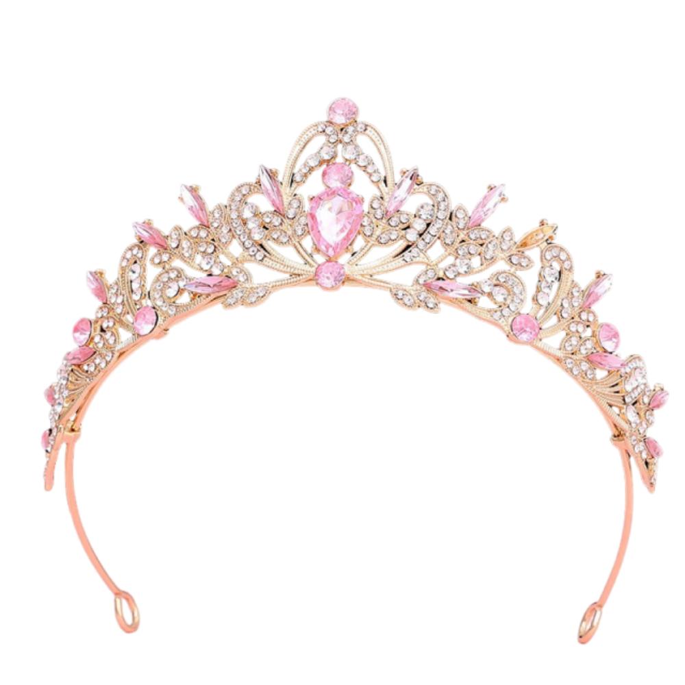 Jewelry Rhinestone Queen Princess Crown Baroque Crystal Bride Tiaras Classical Pattern Vintage Diadem Headwear Hair Accessories