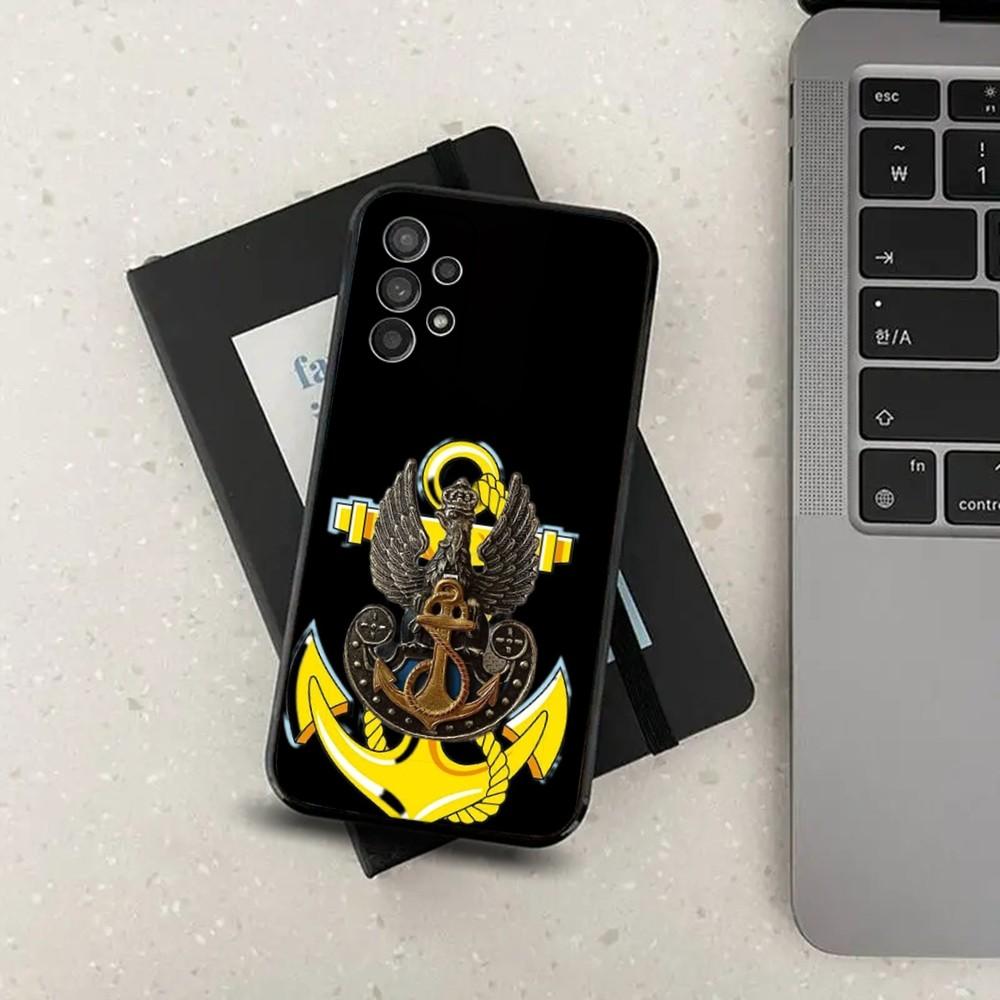 Anchor Sailing Phone Case For Samsung S24,S21,S22,S23,S30,Ultra,S20,Plus,Fe,Lite,Note,10,9,5G Black Soft Cover