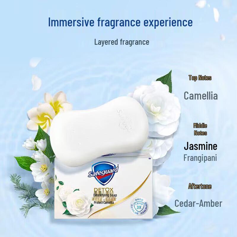 Safeguard Gentle Camellia Deep Purifying Soap