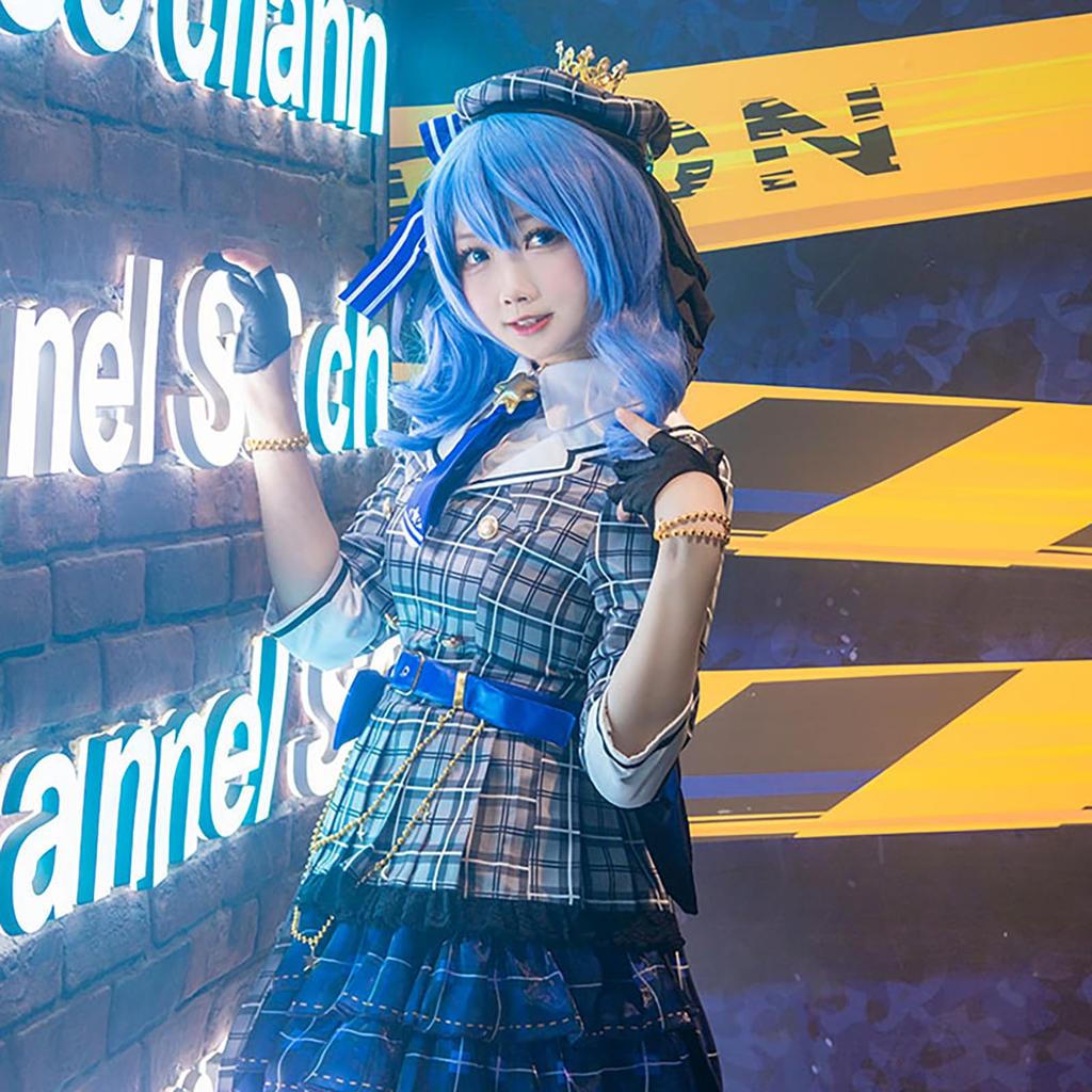 Hololive Suisei Hoshimachi Cosplay Halloween VTuber Idol [mléčný čas]
