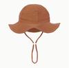 Spring Summer 0-3Y Boys And Girls Fisherman's Hats Adjustable Gauze Caps Infant Bucket Caps Cute Solid Beanies