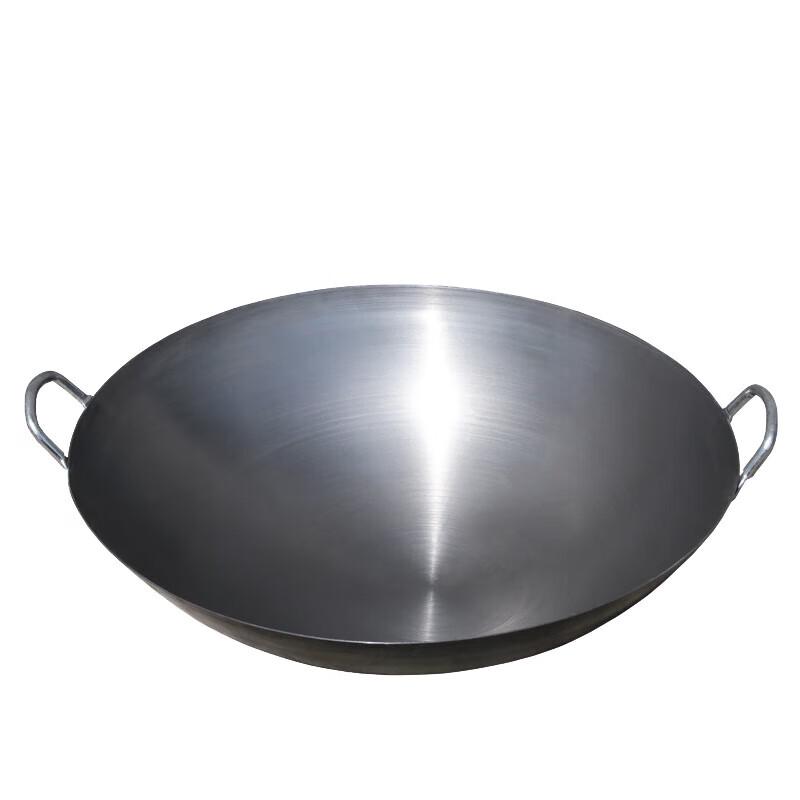 

JingJingRS 80 см Комерційний чавунний вок ручної роботи з двома ручками