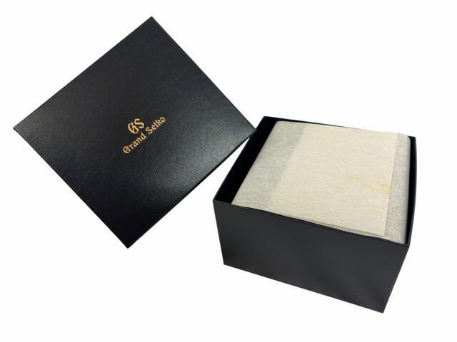 Grand Seiko Empty Watch Navy with Tag and Instruction Box, Blue, Manual. [ D]