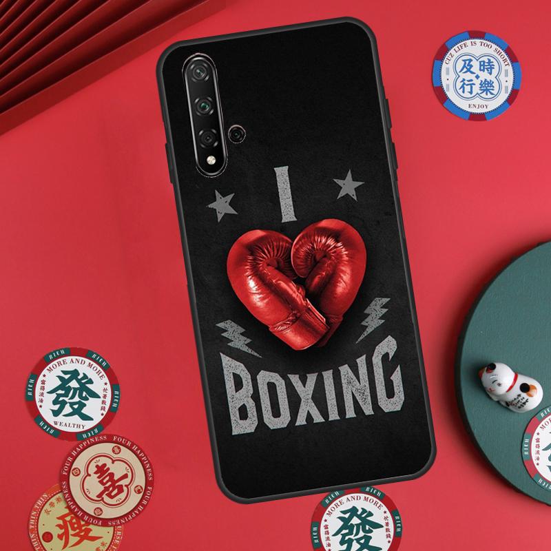 Boxing Gloves For Huawei Nova 12s 7i 8i 11i 12i Y73 Y70 Y90 Y60 Y72 Y61 Y91 9 10 SE P30 Pro P40 Lite Case