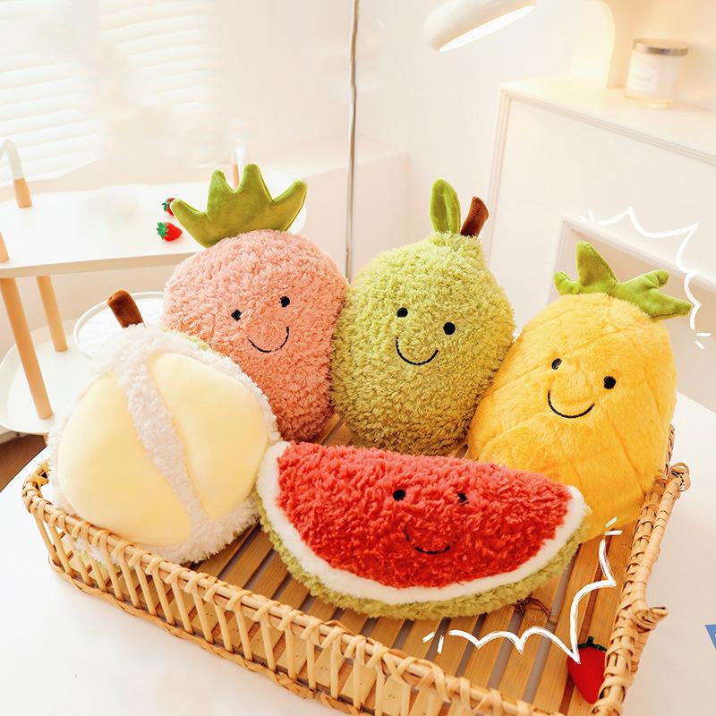Frucht Gemüse Plüschtier Niedlich Weich Wassermelone Ananas Banane Erdbeere Mango Karotte Kinder Weihnachtsgeschenk
