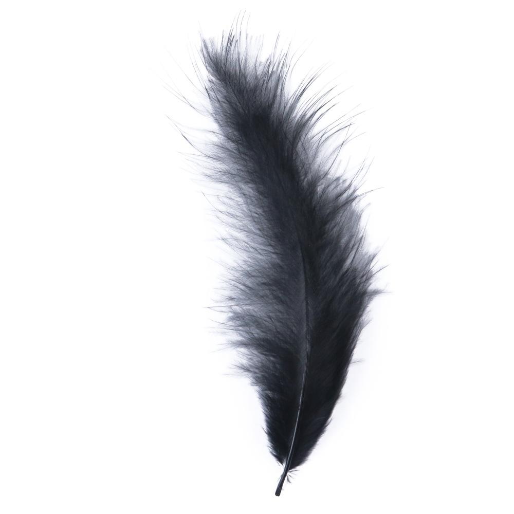 100 Pack Diy Feather Tip Down Colorful Turkey Feathers 