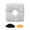 4/6/8/12 Pcs Activated Carbon Replace Filter Triple Filtration Cat Water Fountain Filters for Pet Cat Dog Fountain Dispenser